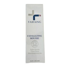 Fair King Exfoliating Mousse Cleans Pores Moisturizing NEW in BOX